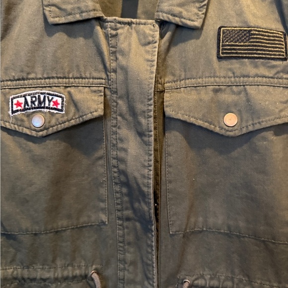 Forever 21 Olive Green Jacket - Picture 3 of 8